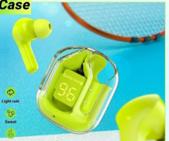 Air31 Wireless Headphones LED Power Transparent Earphones