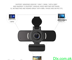 Larmtek W3 Computer Camera with Microphone, 1080P Webcam with Webcam C