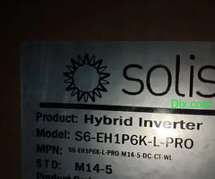 Solis 6Kw Hybrid Inverter ( S6 pro - Ip 66 )