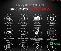 Solarmax ONYX ULTRA PV9000 6KW Hybrid Solar Inverter - 3